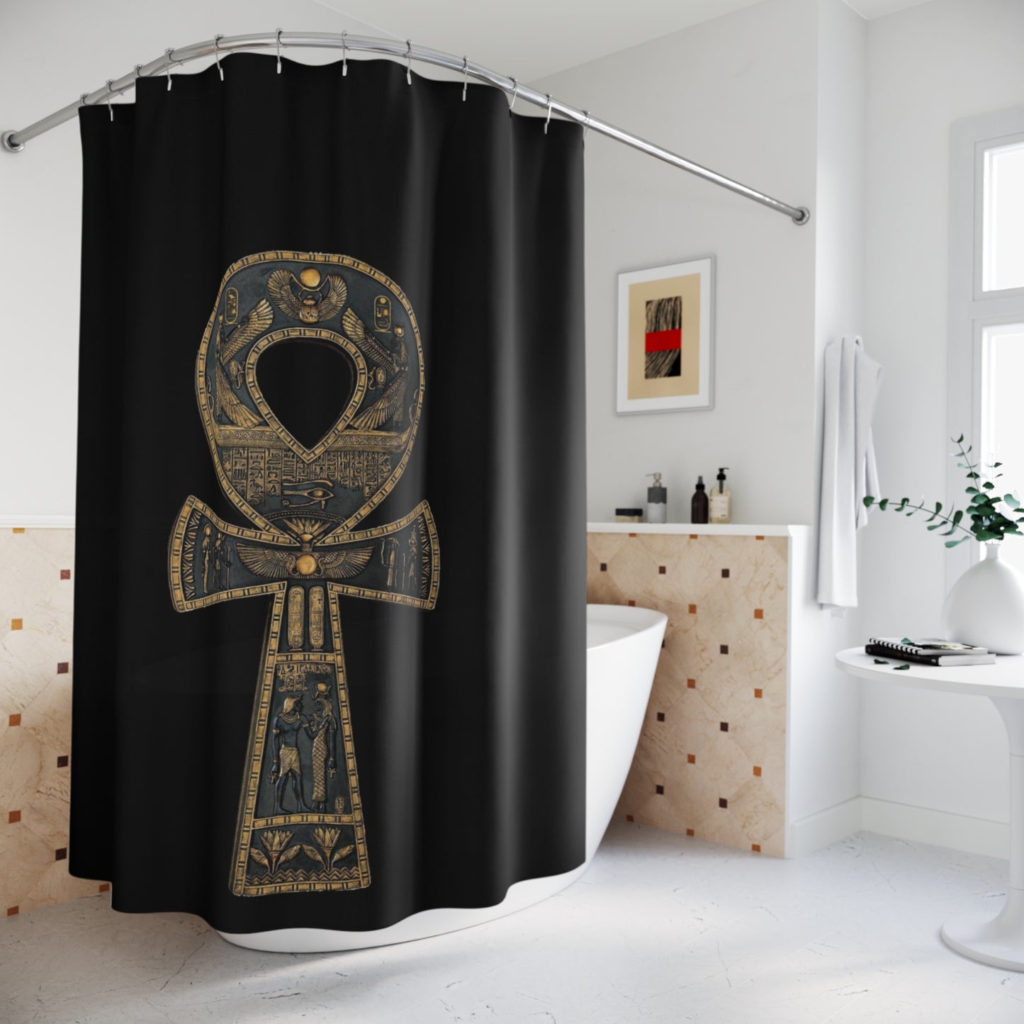 Ankh Shower Curtain