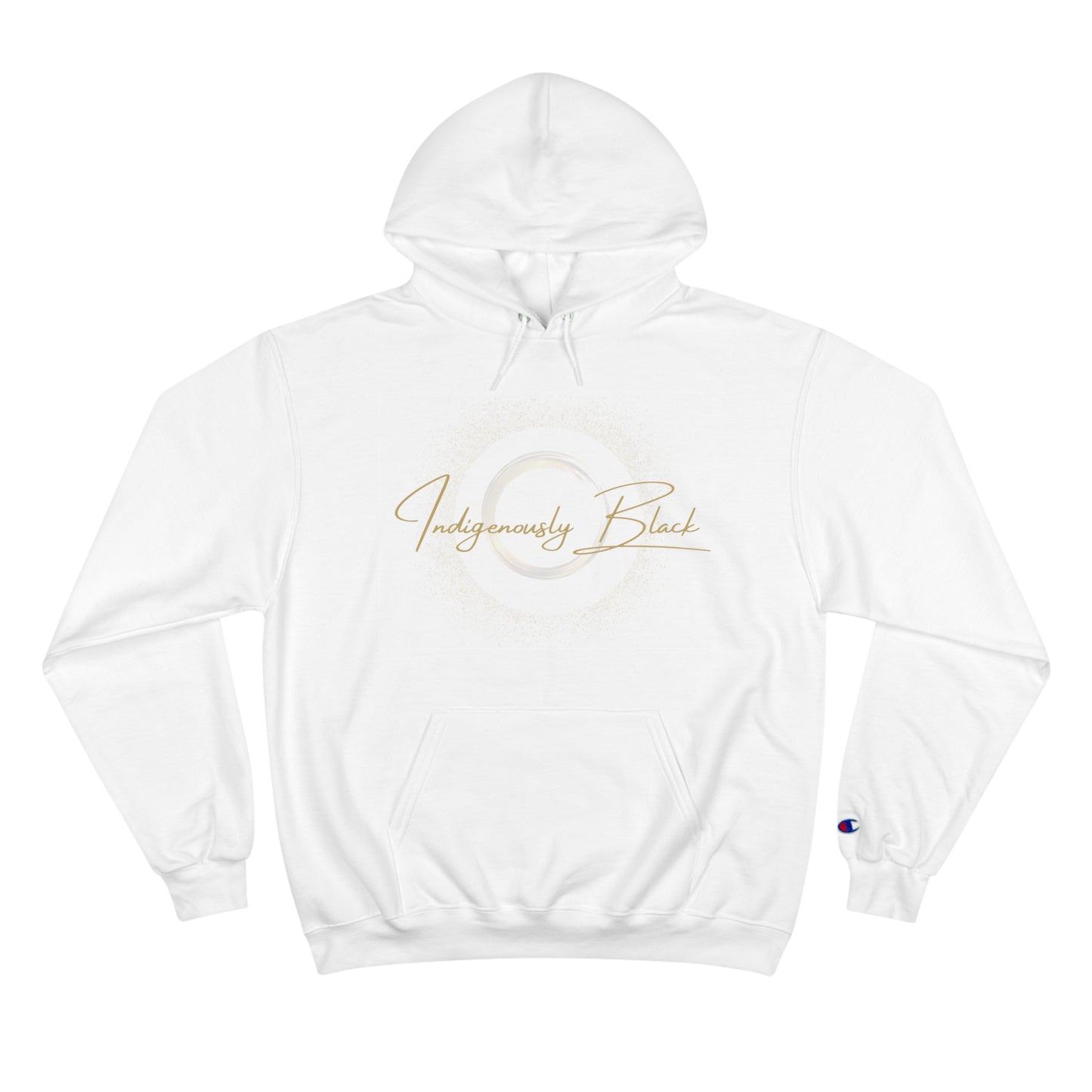 Indigenously Black Logo Hoodie - Front