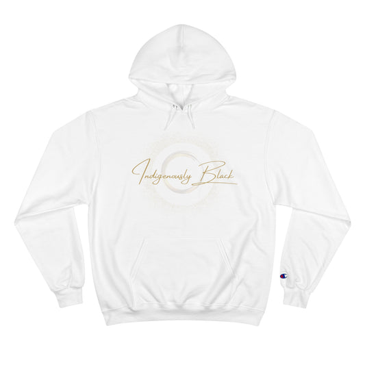 Indigenously Black Logo Hoodie - Front