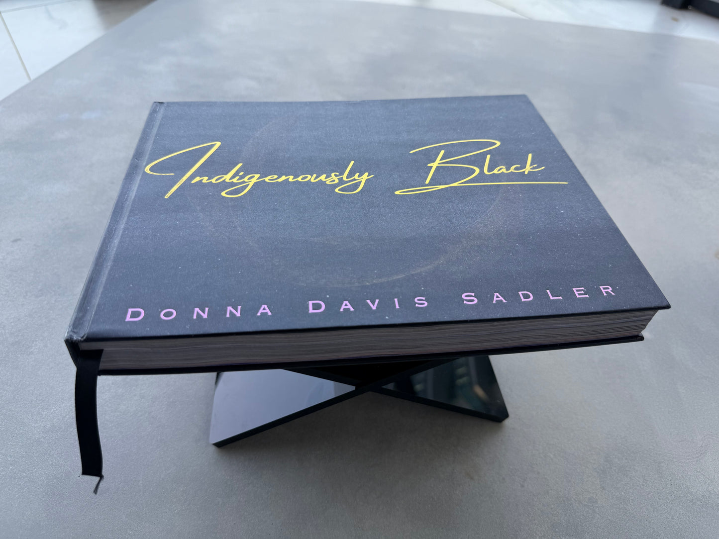 Indigenously Black Coffee Table Book