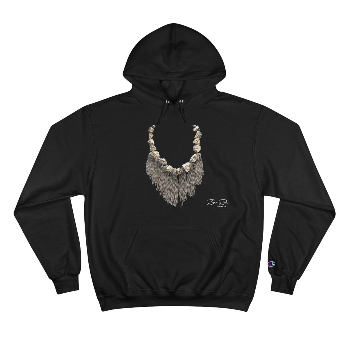 Donna D Pyrite Chain Hoodie – Indigenously Black